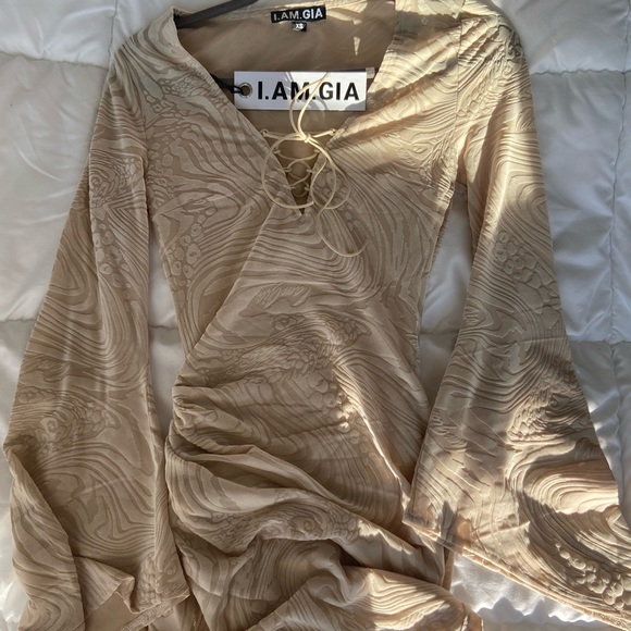 I.AM.GIA Nude Amina Dress nwt - Picture 3 of 4